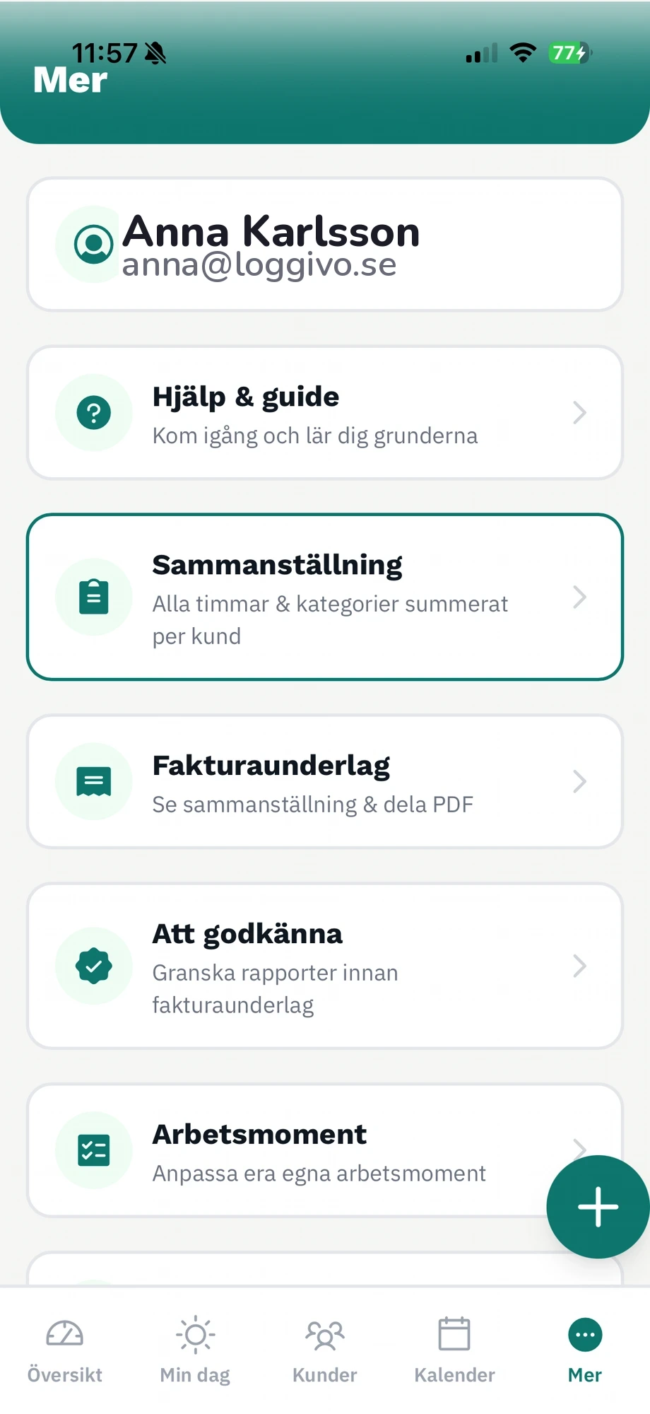 Sammanställning & underlag